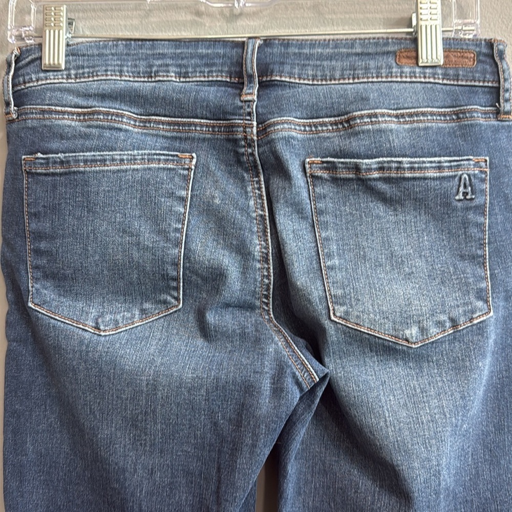 Articles Of Society Blue Skinny Jeans with Distressed Details - Picture 4 of 6